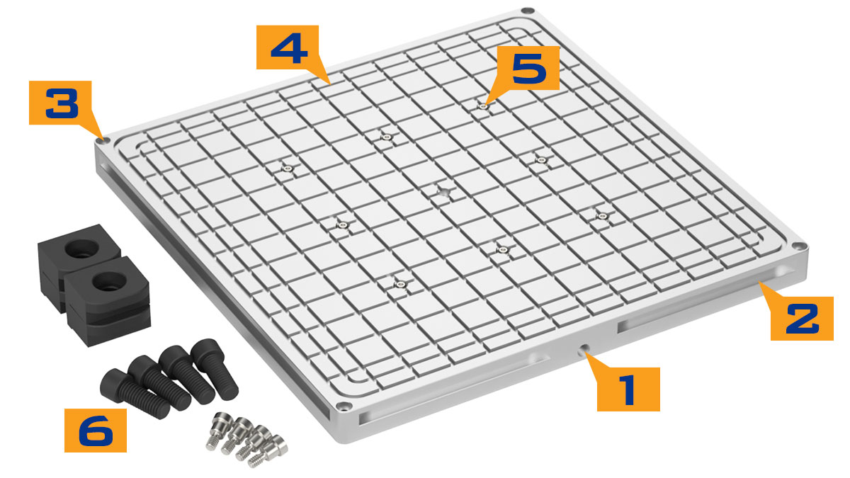 500°C Heating Plate with Vacuum Chunk ( 360L x 200W, mm) & Vacuum Pump -  VHP-500