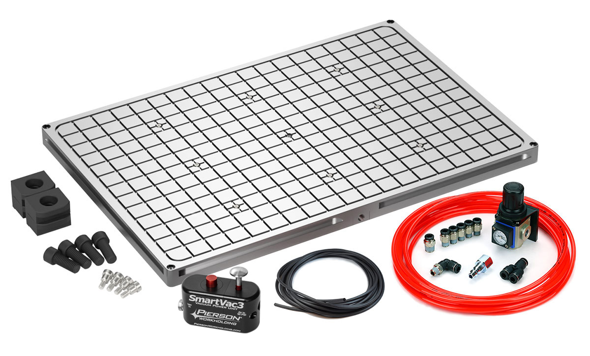 500°C Heating Plate with Vacuum Chunk ( 360L x 200W, mm) & Vacuum Pump -  VHP-500