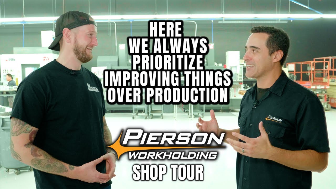 Practical Machinist Pierson Workholding Shop Tour part 1 Lean and Clean