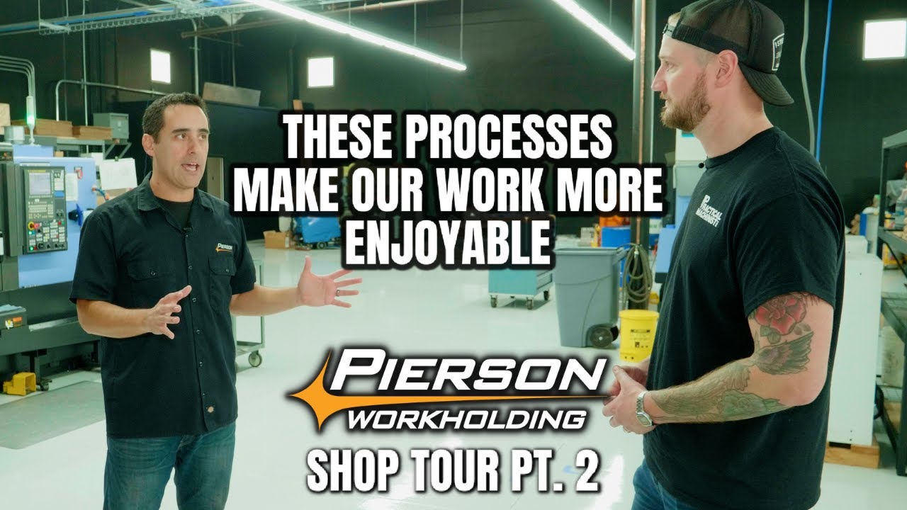 Practical Machinist Pierson Workholding Shop Tour Part 2 Lean and Clean